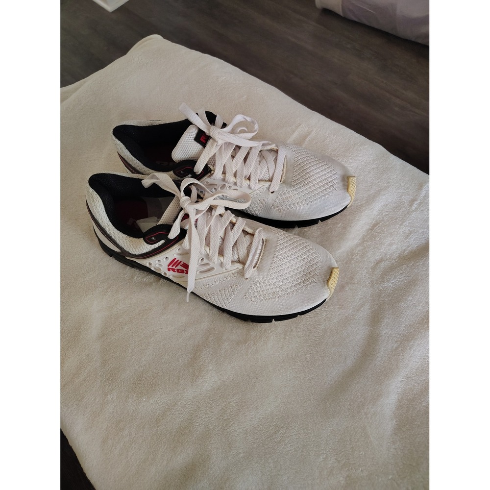 RBX Mens‎ Live Life Active Athletic Running Shoes White Black Red Size 7.5